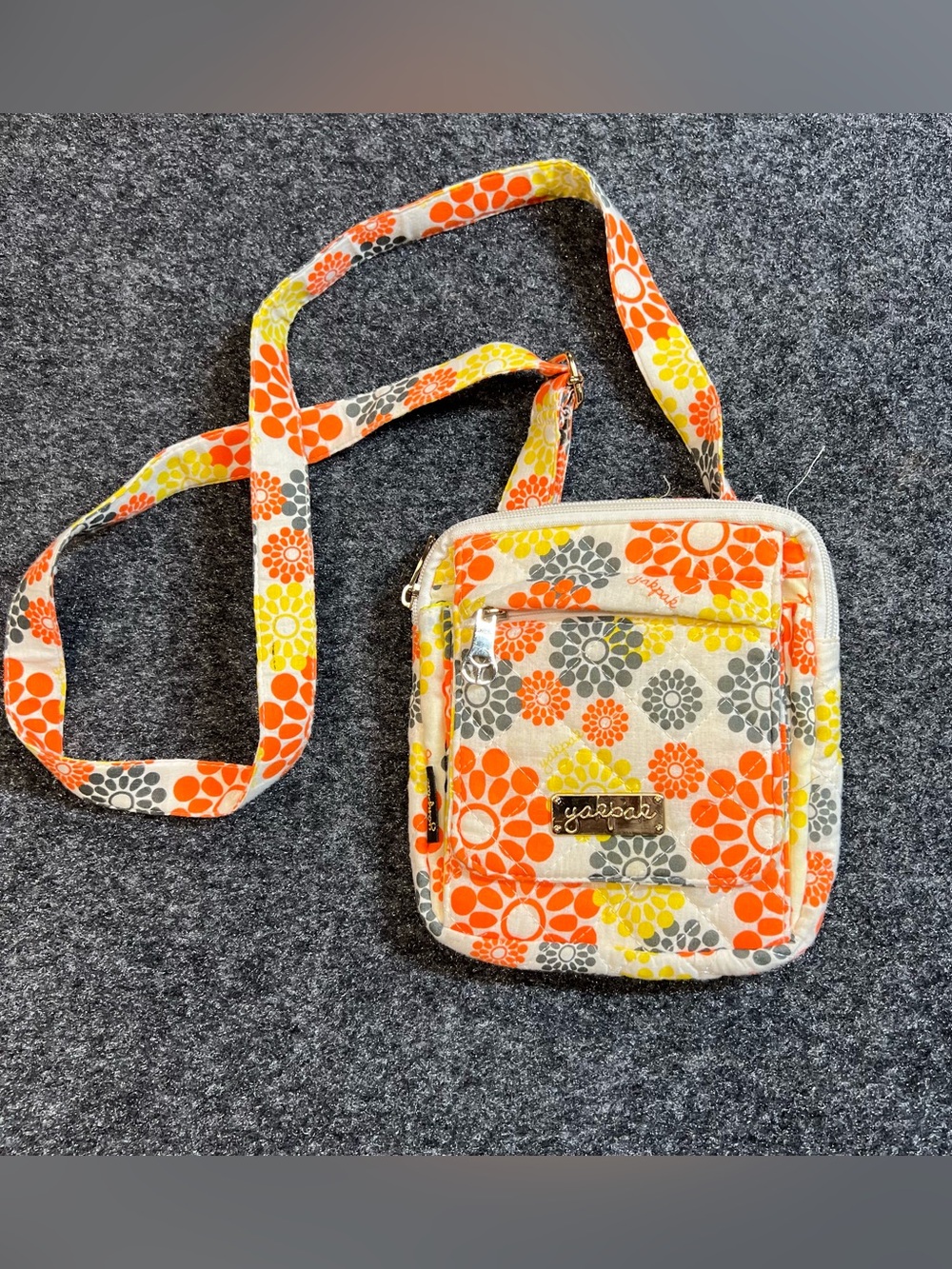 Yak Pak Mini Floral Shoulder Crossbody Bag Y2K Travel Purse